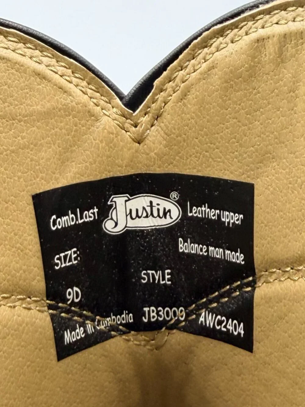 Justin Boots justin men